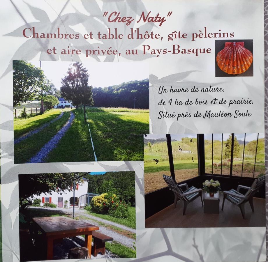 "Chez Naty" Chambres D'Hotes Au Pays-Basque Cheraute Zewnętrze zdjęcie